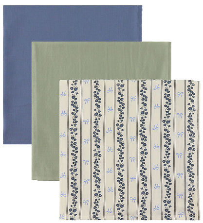 That's Mine Muslin Cloths - 70x70 - 3-Pack - Bora - Bell Flower