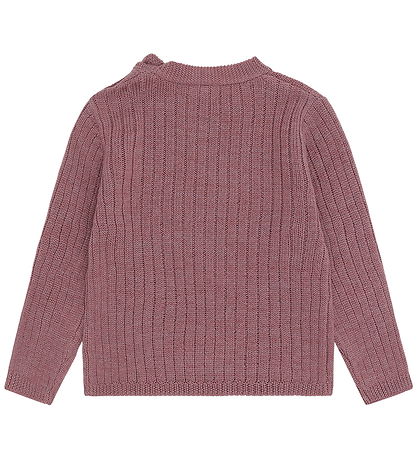 Hust and Claire Blouse - Knitted - HCPil Wool Rib - Pale Mauve