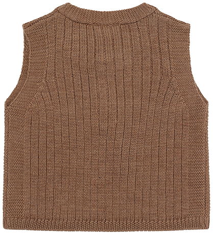 Hust and Claire Waistcoat - Knitted - HCEdi - Wool Rib Knit - Co