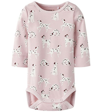 Name It Bodysuit l/s - NbfKilas - Bleached Mauve/Cloud Dancer
