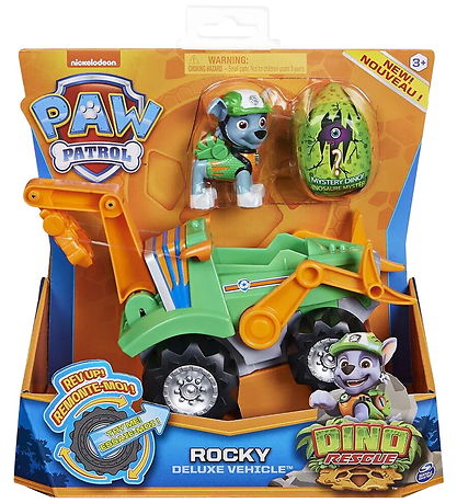 Paw Patrol Toy Car - Dino Rescue - Rocky