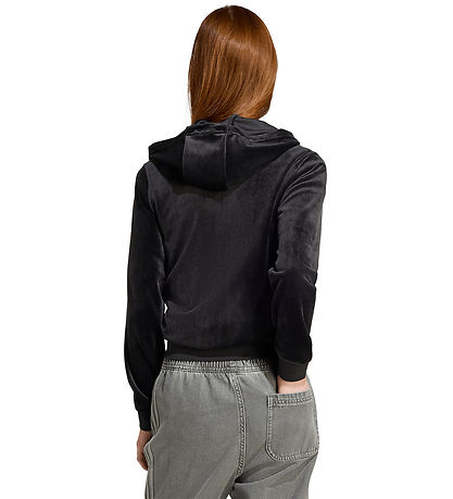 adidas Originals Kapuzenpullover - Velours Z Hoodie - Schwarz/We