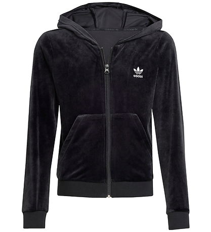 adidas Originals Kapuzenpullover - Velours Z Hoodie - Schwarz/We