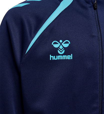 Hummel Blouse - hmlLEAD - w.Zipper - Marine/Blue Fish