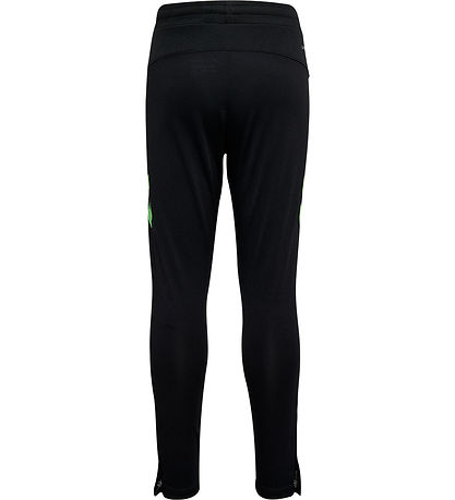Hummel Track Pants - hmlLEAD - Black/Green Gecko