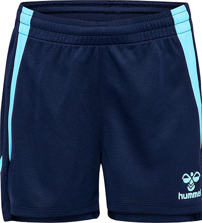 Hummel Shorts - hmlLEAD - Marine/Blue Fish