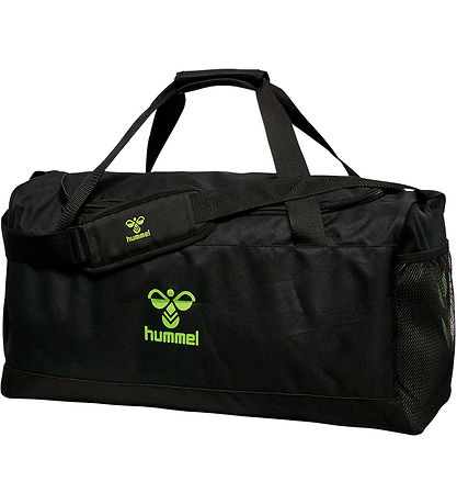 Hummel Íþróttataska - hmlCORE - Black/Green Gekkó