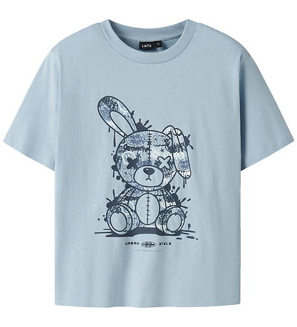 LMTD T-Shirt - NlfTedi - Blue Nebel