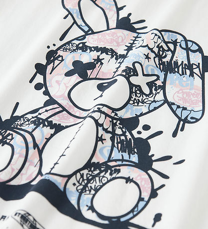 LMTD T-shirt - NlfTedi - Bright White