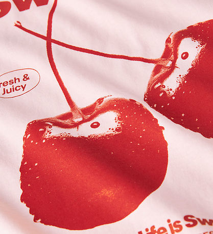 LMTD T-shirt - NlfCherry - Crystal Pink