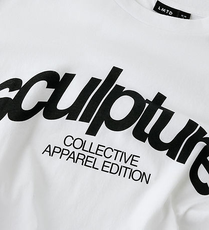 LMTD T-shirt - NlnNure - Bright White/Black