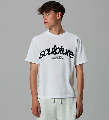 LMTD T-shirt - NlnNure - Bright White/Black