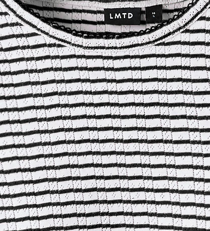 LMTD T-Shirt - NlfSeher - Black Kaffee/White