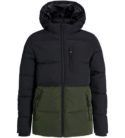 Jack & Jones Jacket - Jjeowen - Raisin/Black Blocking