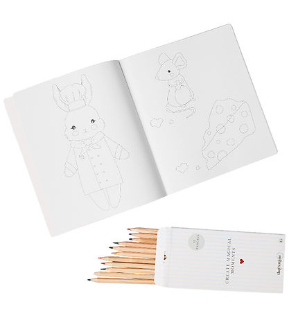 That's Mine Colouring Book w. Colours - 12 pcs - Legs - Bunny