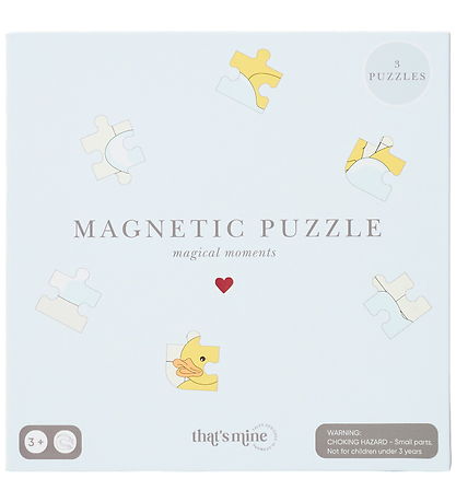That's Mine Magnetic puzzle - 3-Pack - Ricki - Dino