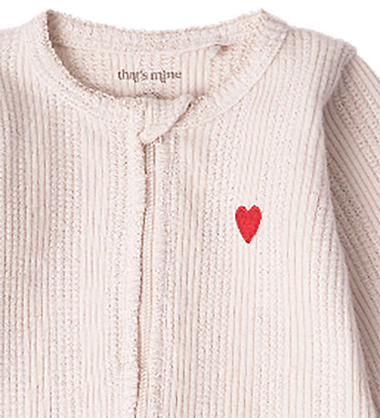 That's Mine Onesie - Rib - Stefania - Perfekt Pale