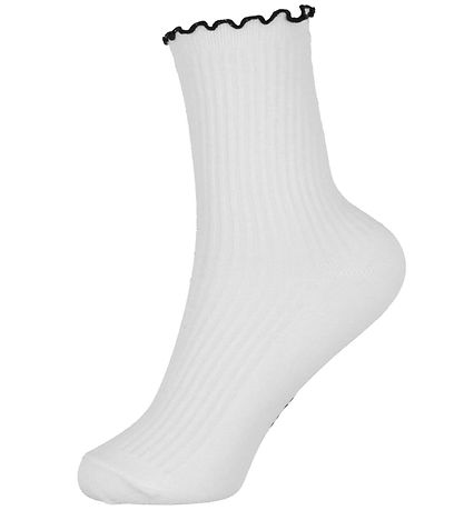LMTD Socks - NlfHenry - Bright White/Black