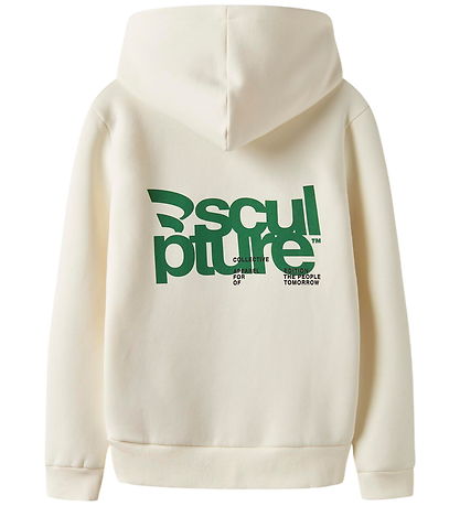 LMTD Hoodie - NlnHelp - Antique White/Jolly Green Duck Black