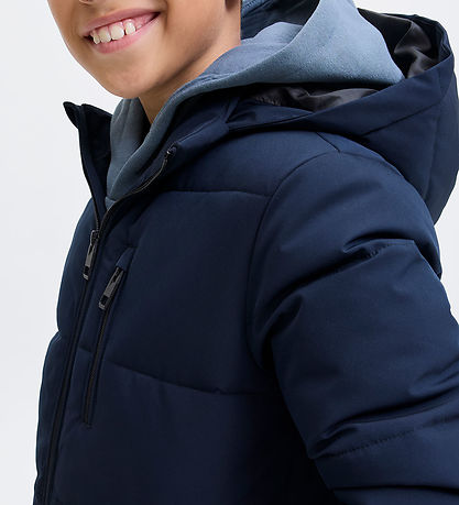 Jack & Jones Puffer Jacket - JjEowen - Sky Captain/Solid