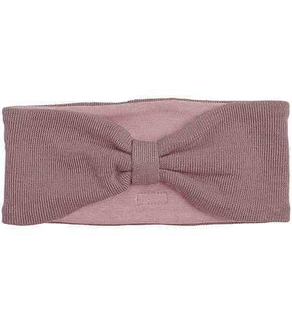 Racing Kids Headband - Wool/Cotton - Acorn w. Bow
