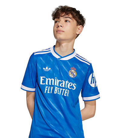adidas Originals Fotbollströja - Real 3 - Blåfågel