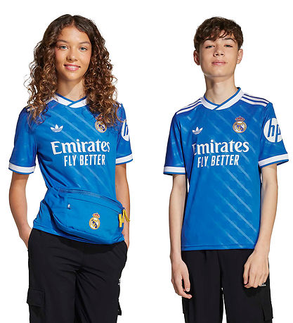 adidas Originals Fotbollströja - Real 3 - Blåfågel