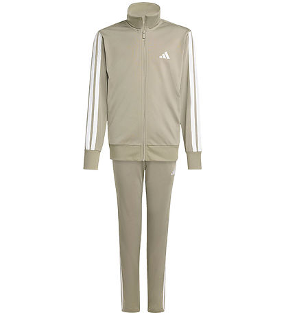 adidas Performance Tracksuit - J 3S Tr Ts - Silpeb/White