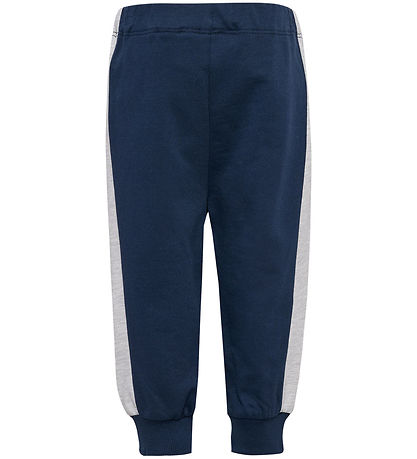 Hummel Byxor - hmlMini Loose Justerbar midja - Dress Blues