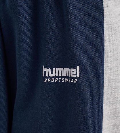 Hummel Byxor - hmlMini Loose Justerbar midja - Dress Blues