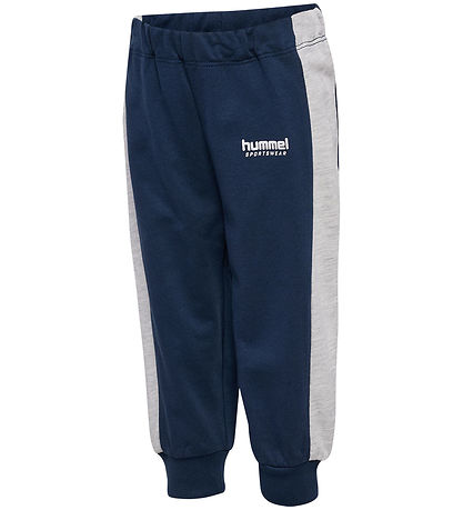 Hummel Byxor - hmlMini Loose Justerbar midja - Dress Blues