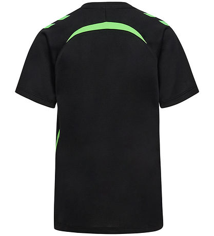 Hummel Stuttermabolur - hmlLead 2.0 - Black/Green