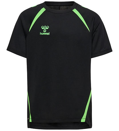 Hummel Stuttermabolur - hmlLead 2.0 - Black/Green