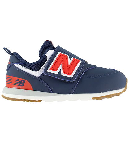 New Balance Shoes 574-Navy/Team Red