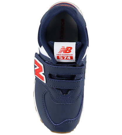New Balance Shoes - 574 - Navy/Team Red