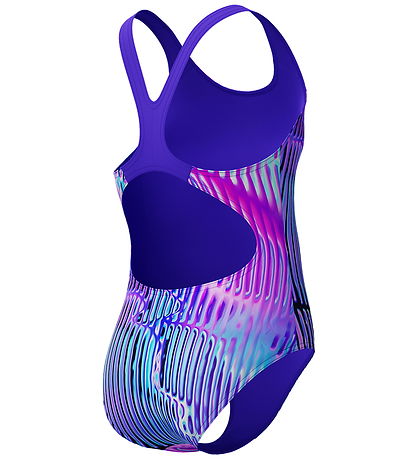 Speedo Swimsuit - Digital All-Over Splashback - Blue/Purple