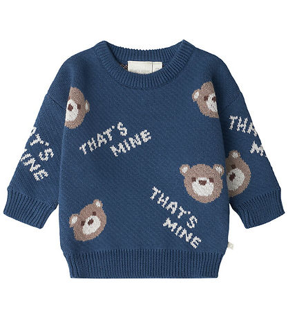 That's Mine Blouse - Knitted - Florian - Key Blue