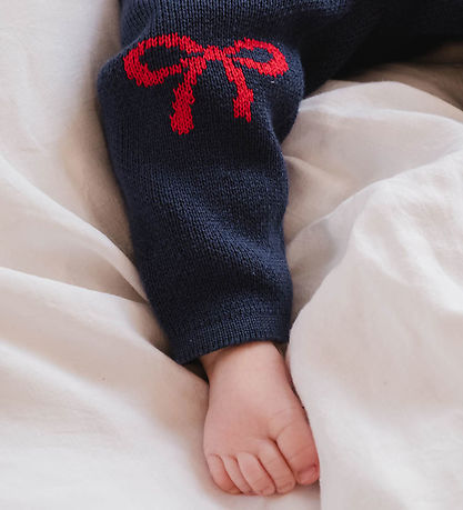 That's Mine Broek - Gebreid - Norma - Sleutel Blue/Rood Vlinderd