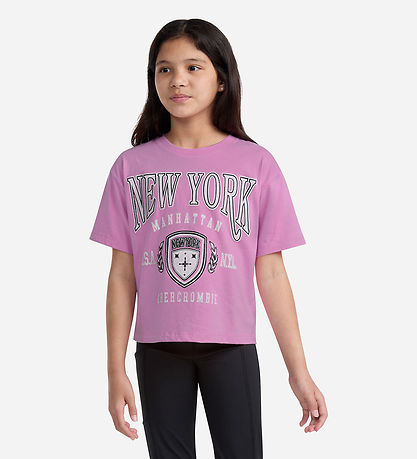 Abercrombie & Fitch T-skjorte - Begonia Rosa