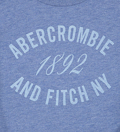 Abercrombie & Fitch T-shirt - Colony Blue Heather