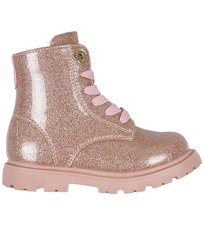 Tommy Hilfiger Boots - Lace-Up - Pink/Glitter