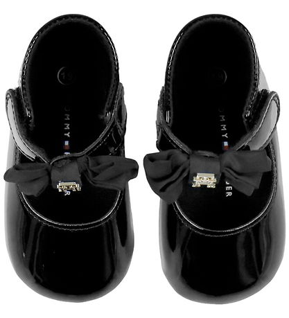 Tommy Hilfiger Ballerina Hausschuhe - Black/Schleife