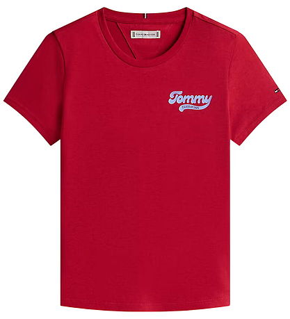 Tommy Hilfiger T-Shirt - Flock - Ruby Rhabarber