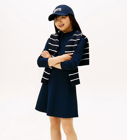Tommy Hilfiger Kleid - Essential - Dark Nacht Navy