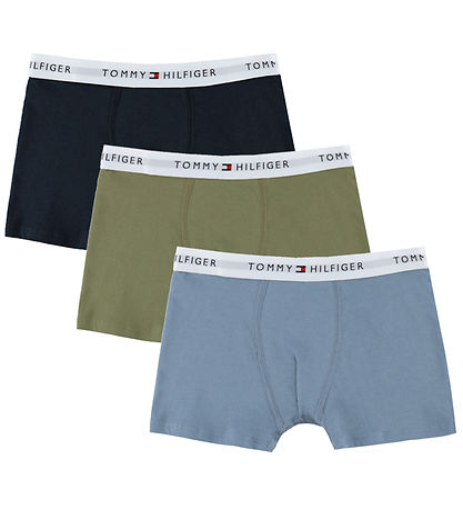 Tommy Hilfiger Boxers - Trunks - 3-Pack - Brisk Blue/Utility