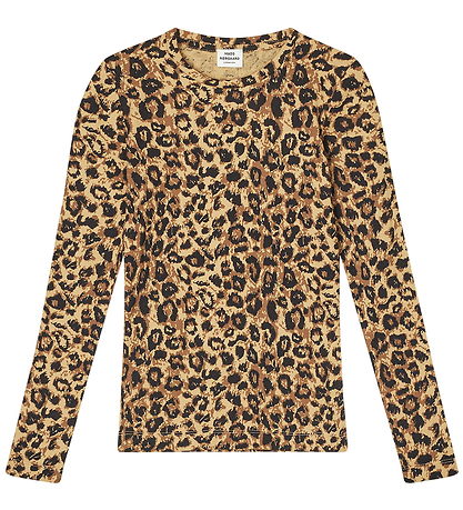 Mads Nørgaard Blouse - Rib - Leopard AOP/Black
