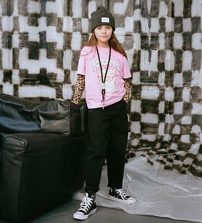 Mads Nørgaard T-skjorte - Tristhet - Fuchsia Rosa m. Trykk