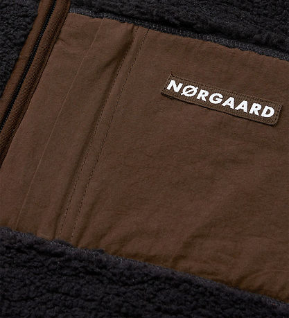 Mads Nørgaard Fleece Jacket - Teddy - Jet Black