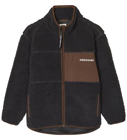 Mads Nørgaard Fleece Jacket - Teddy - Jet Black