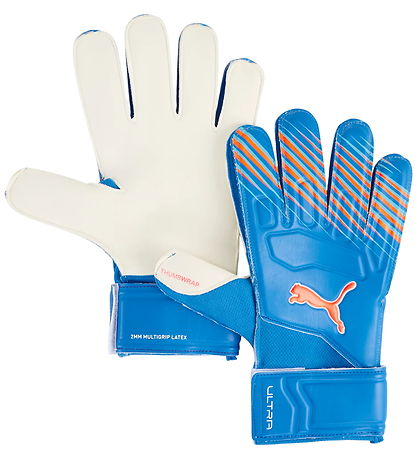 Puma Goalkeeper Gloves - ULTRA Play RC - Bright Aqua/Glowing Red